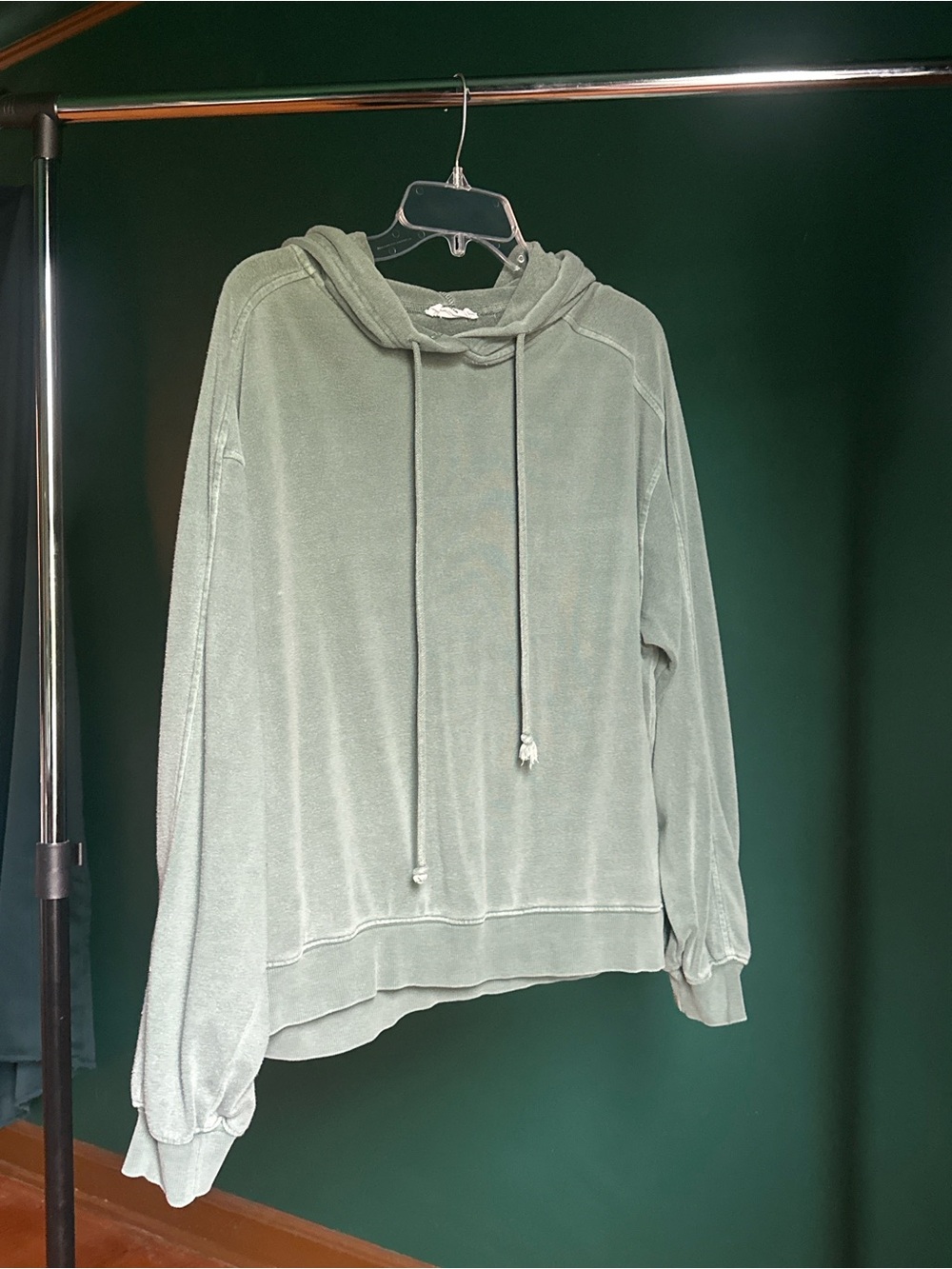 Double Zero Sage Green Pullover Hoodie